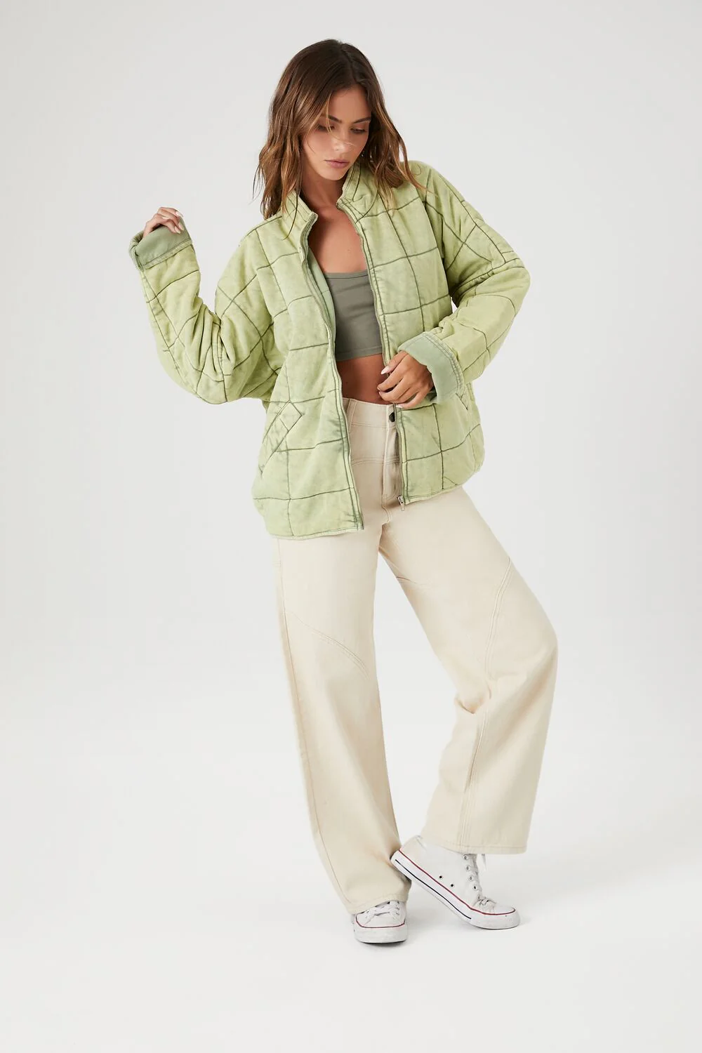 Quilted Zip-Up Jacket - Image 15