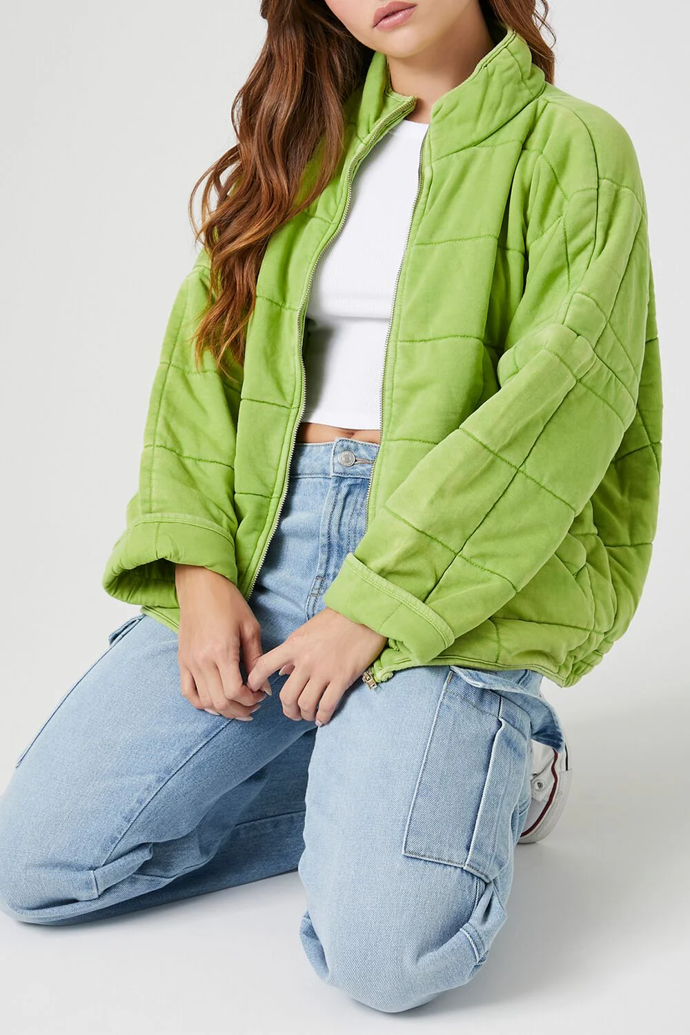 Quilted Zip-Up Jacket - Image 4