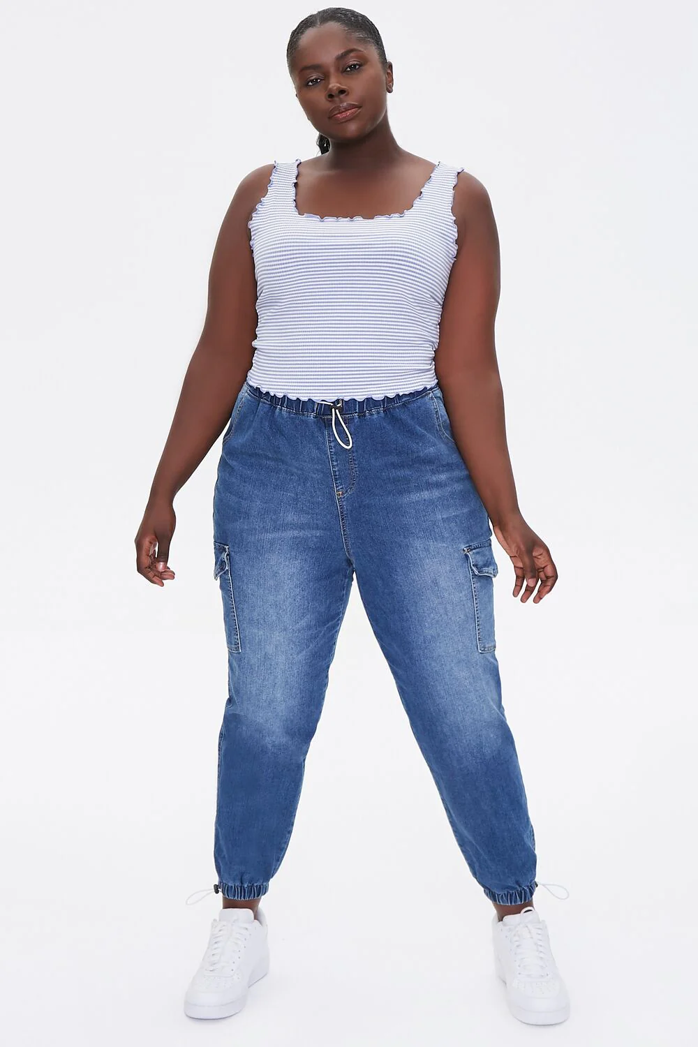 Plus Size Striped Tank Top - Image 4