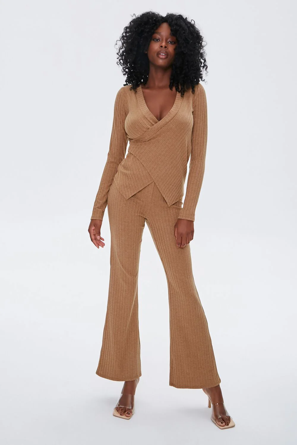 Ribbed Crossover Top - Image 4