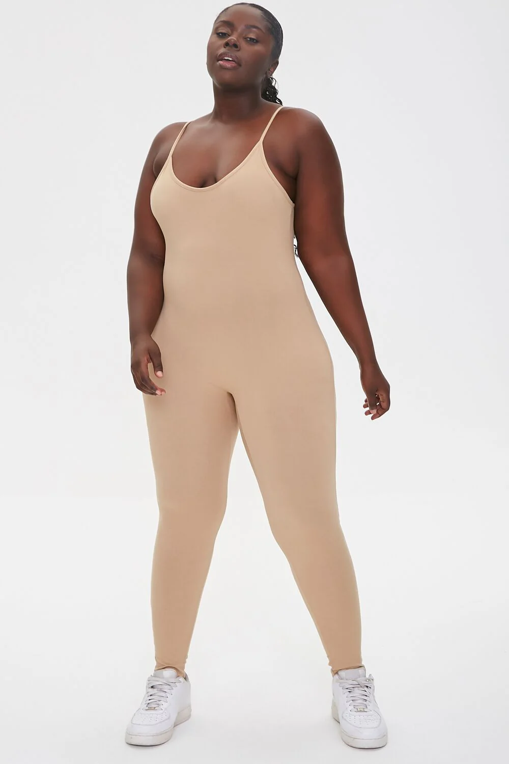 Plus Size Cami Scoop Jumpsuit