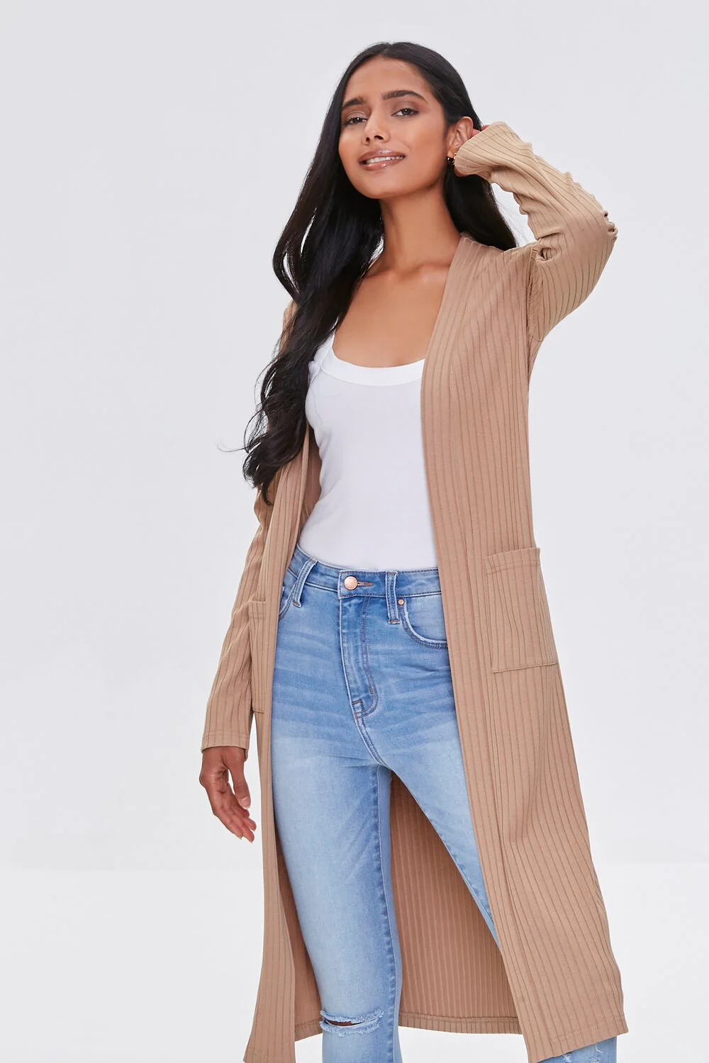 Longline Cardigan Sweater
