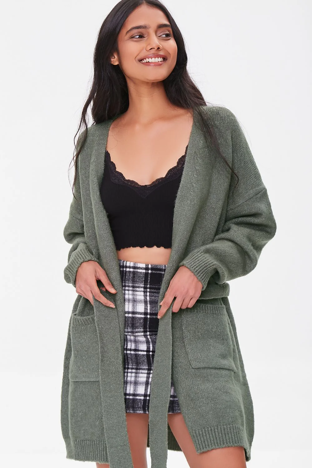 Longline Cardigan Sweater