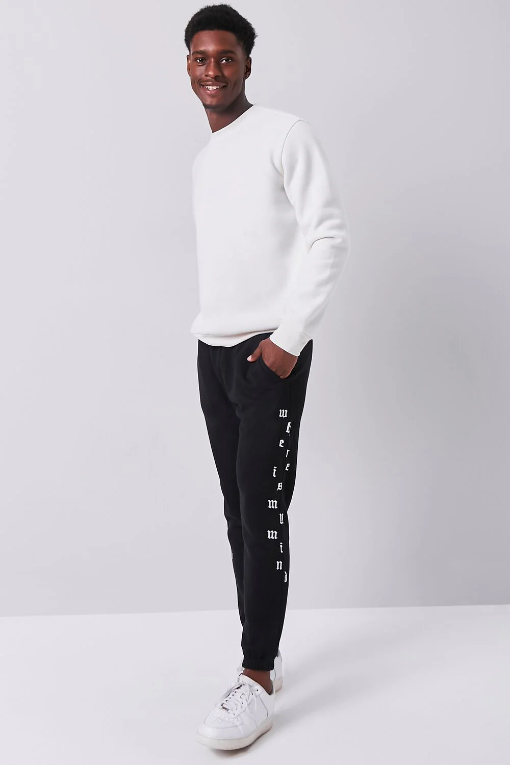 Mind Graphic Fleece Joggers