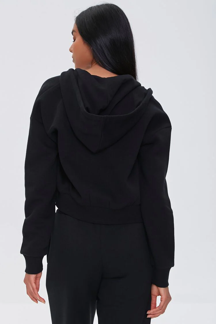 Basic Fleece Zip-Up Jacket - Image 3