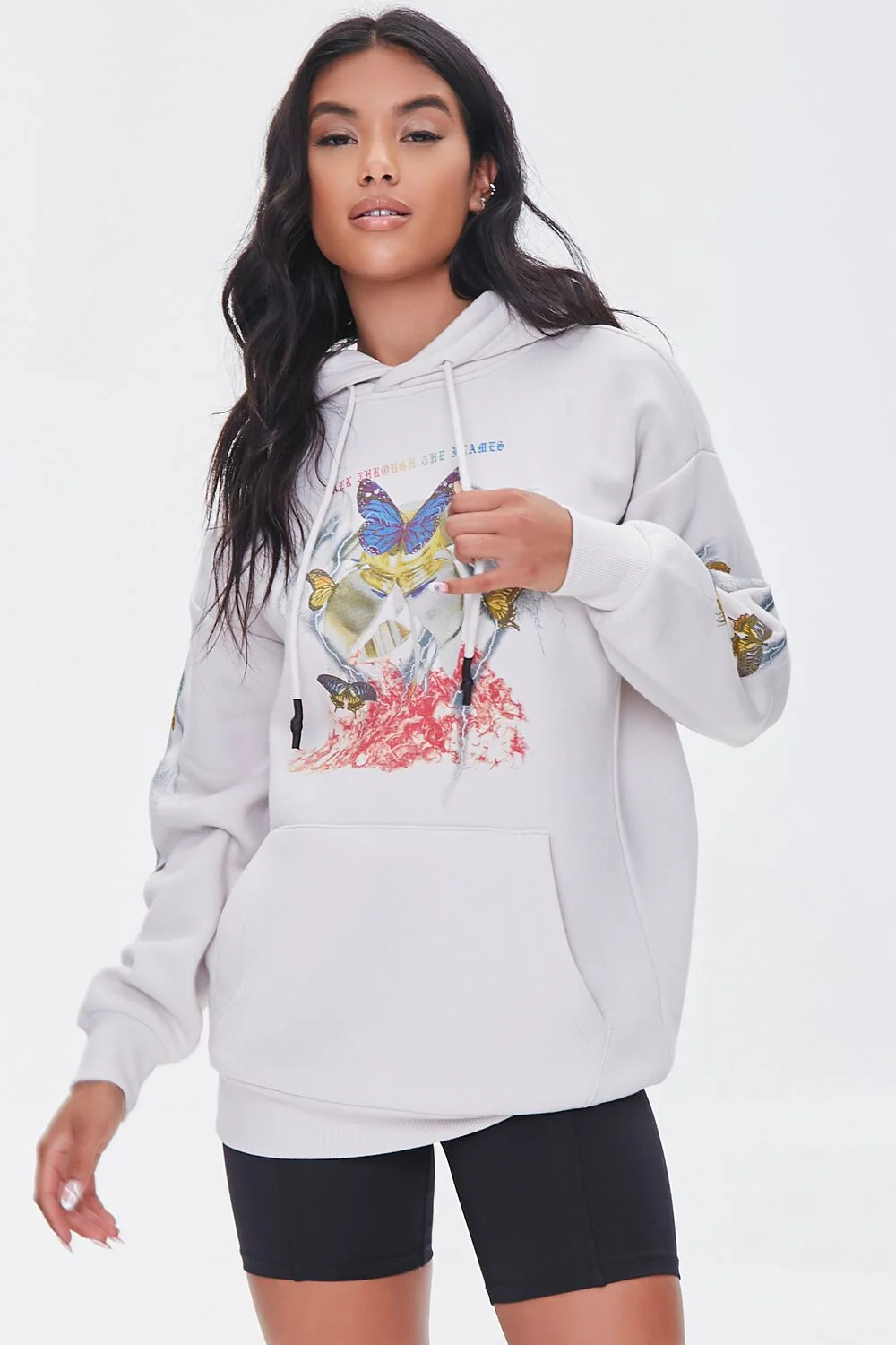 Butterfly Lightning Graphic Hoodie
