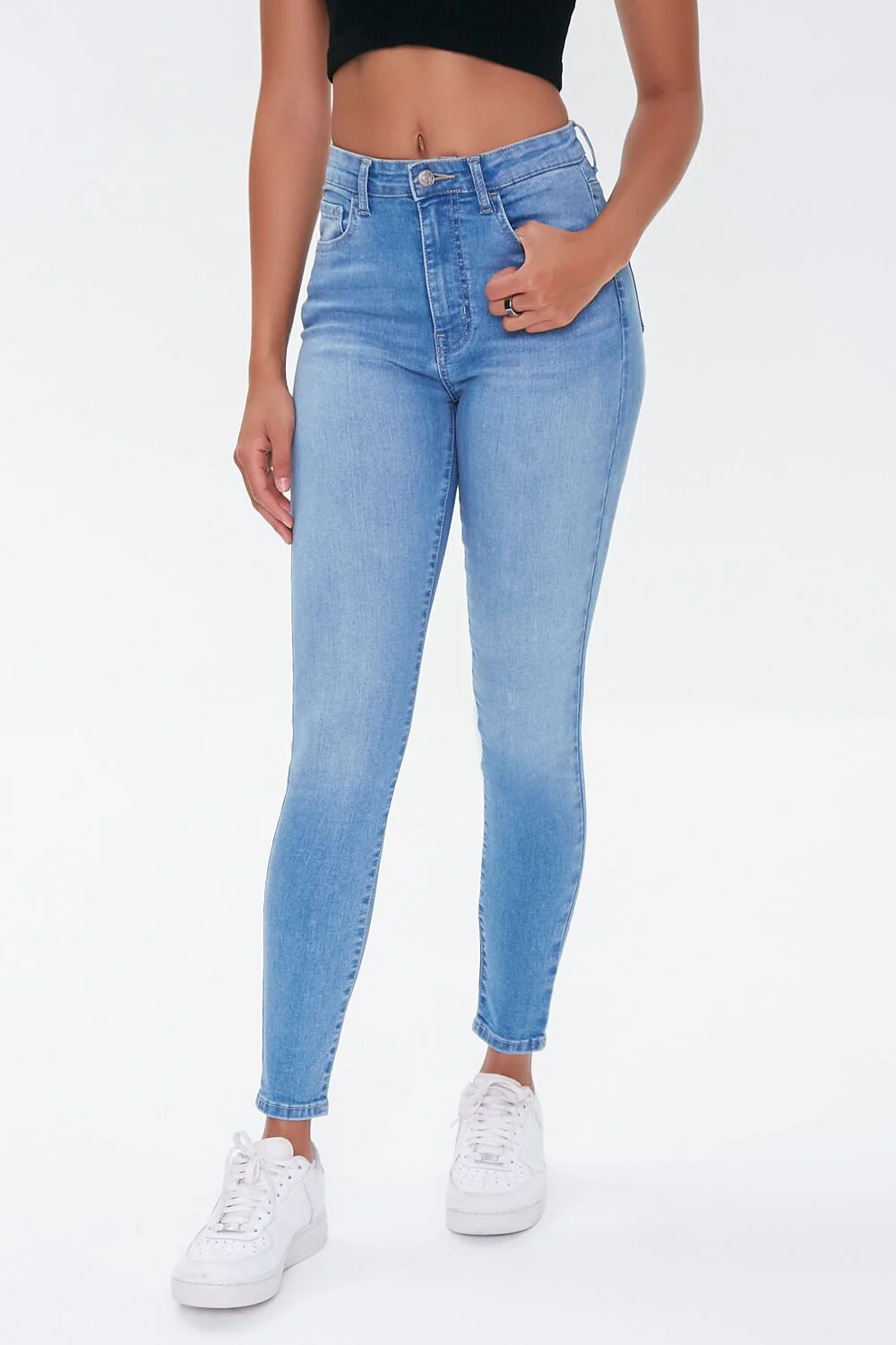 Mid-Rise Skinny Jeans