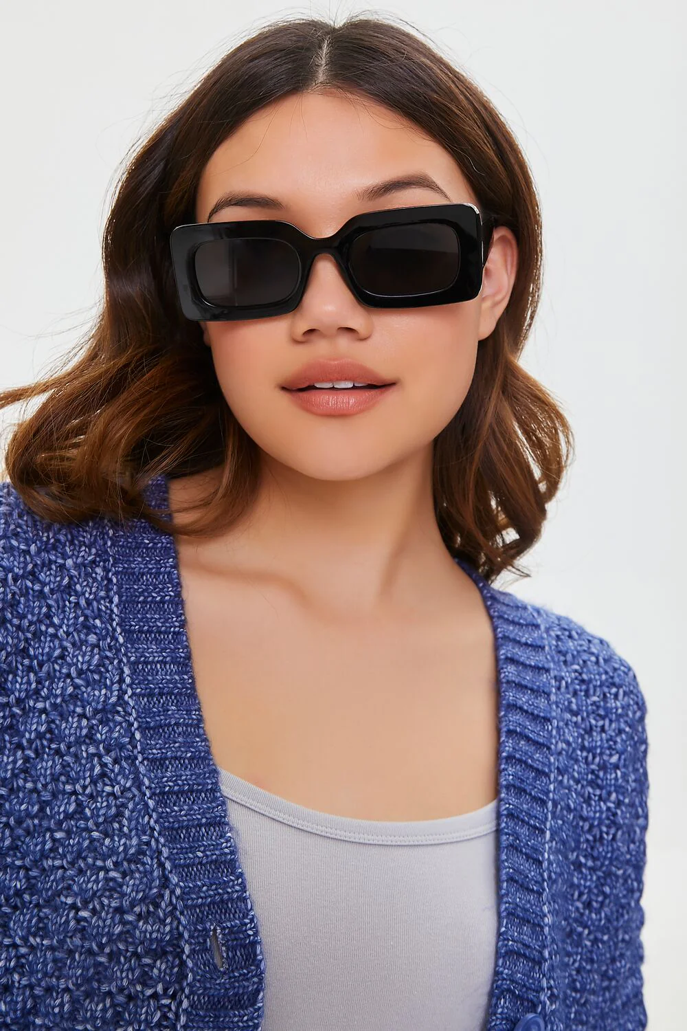 Rectangular Frame Sunglasses