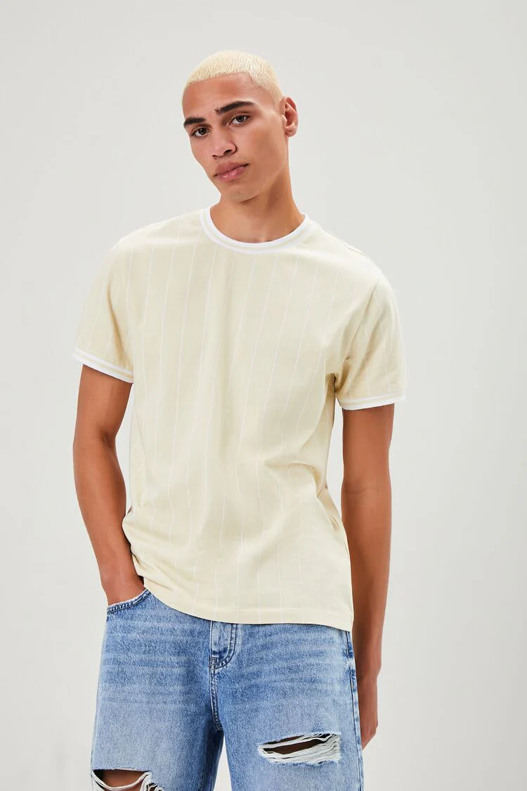 Pinstriped Ringer Tee