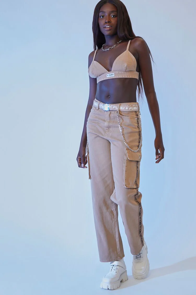 Belted FUBU Cargo Joggers