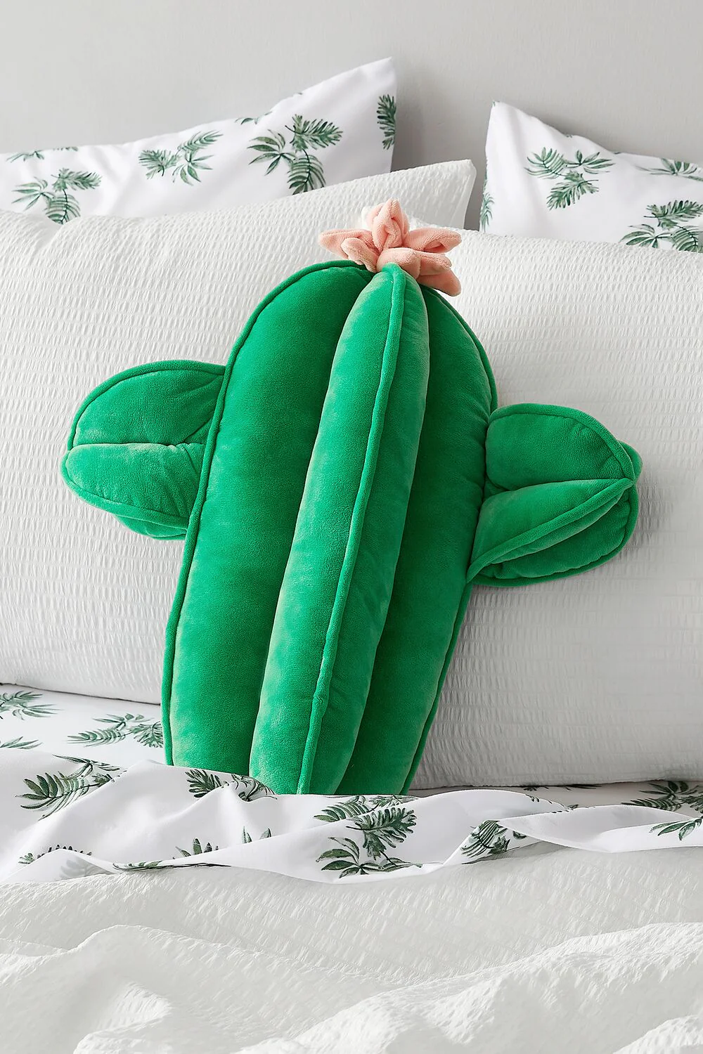 Plush Cactus Throw Pillow