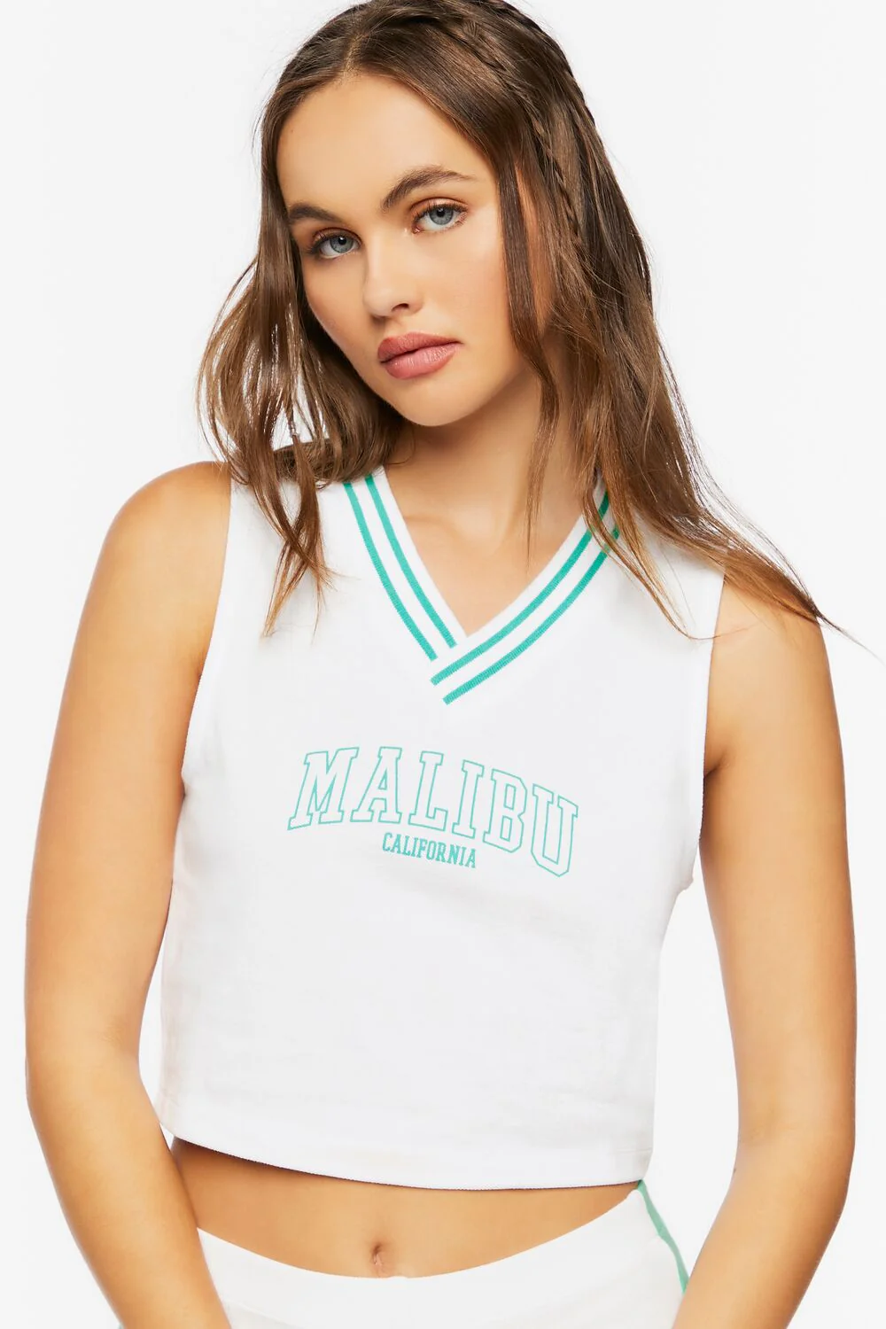 Malibu Graphic Crop Top