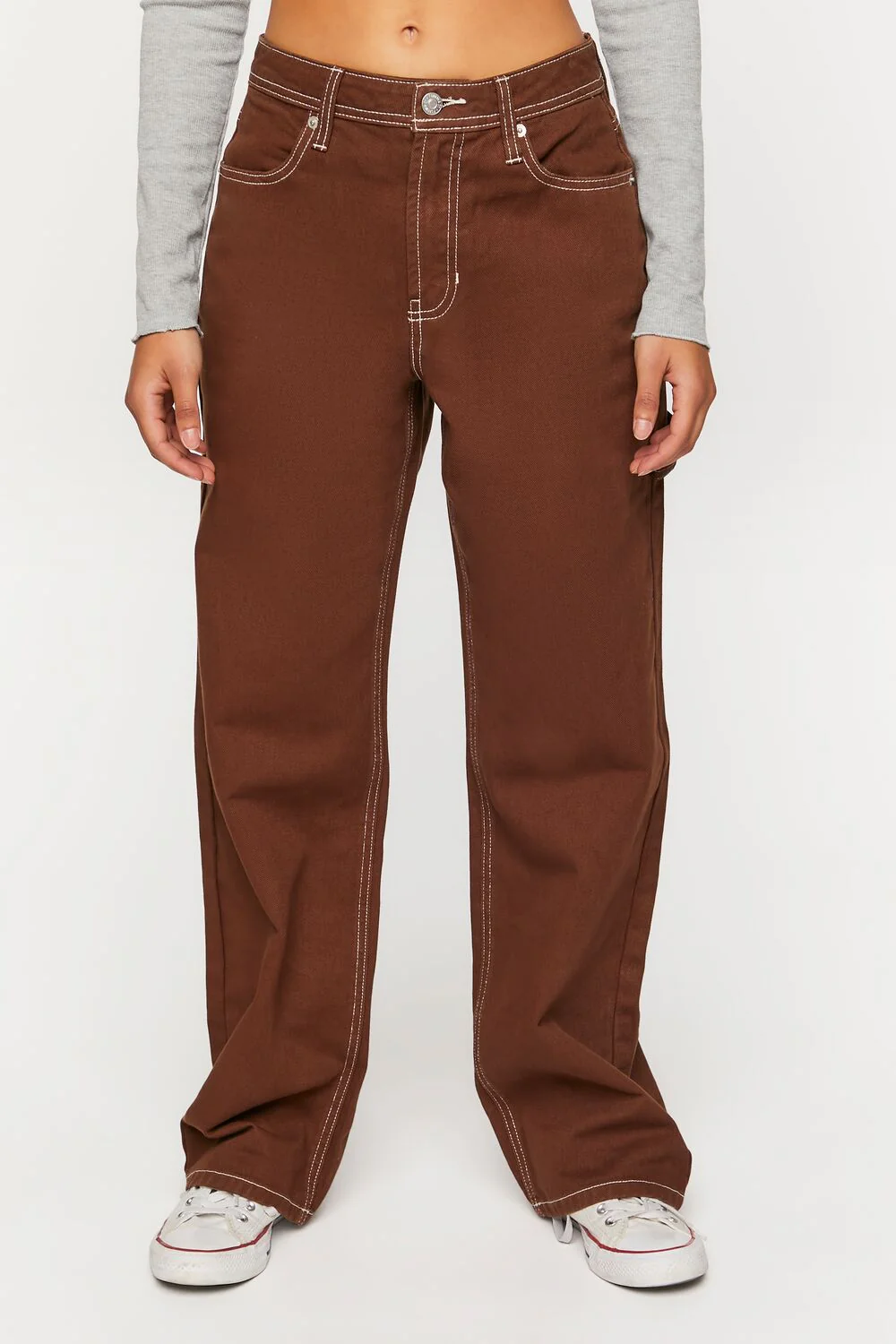 High-Rise Carpenter Dad Jeans - Image 2