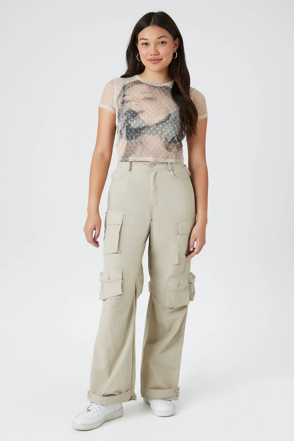 Mesh Graphic Baby Tee - Image 4