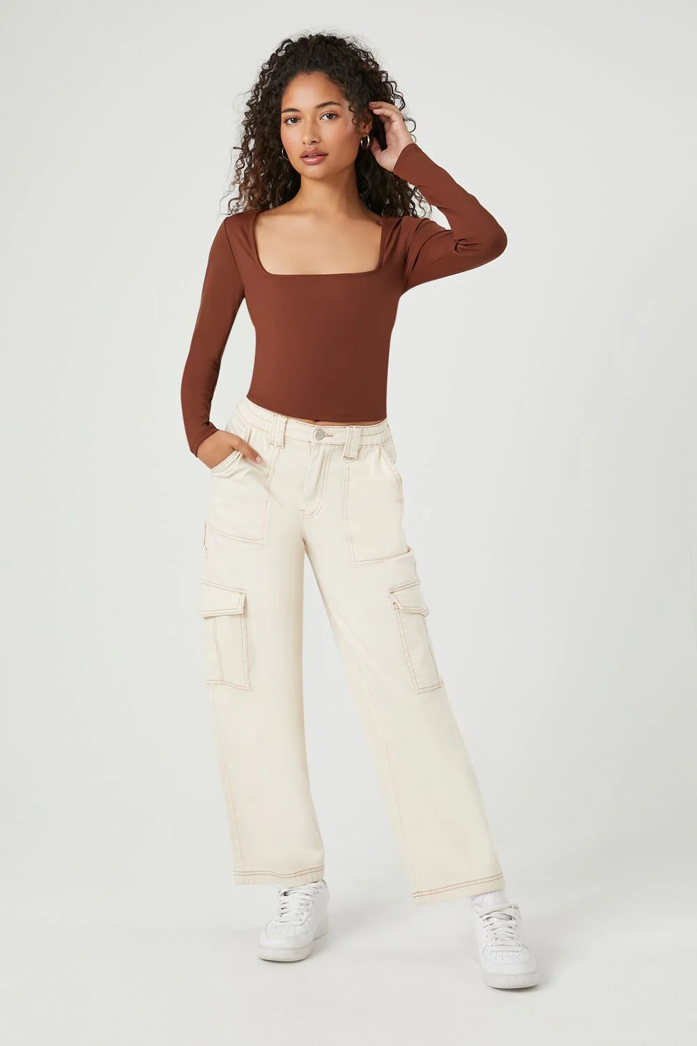 Sculpt Shape Square-Neck Top - Image 39