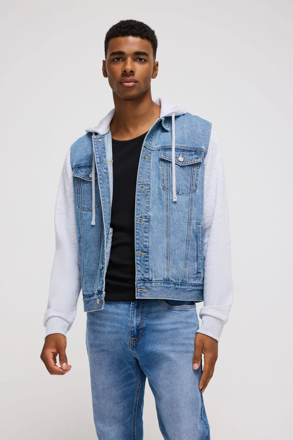 Denim Trucker Combo Jacket
