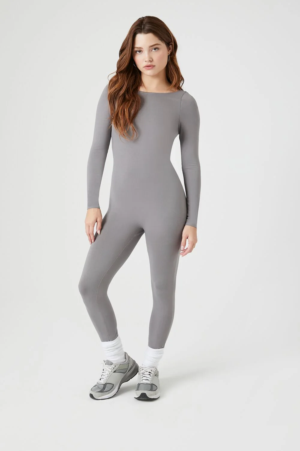 Fitted Open-Back Jumpsuit