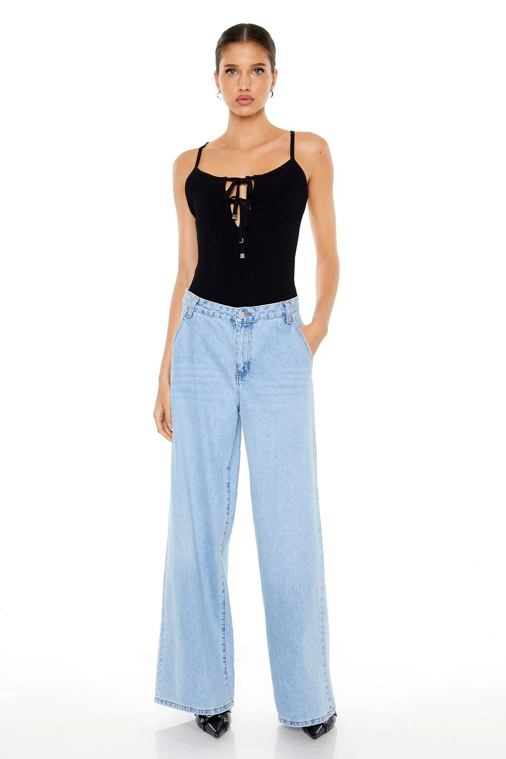 Sweater-Knit Cami Bodysuit - Image 4