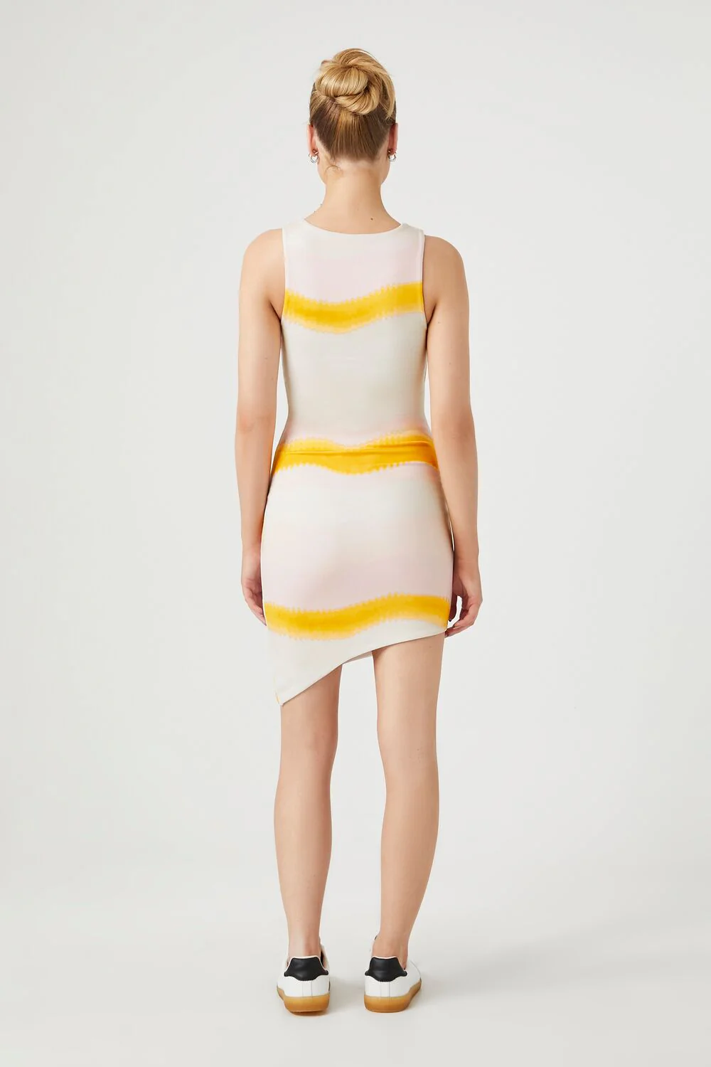 Tie-Dye Striped Mini Dress - Image 3