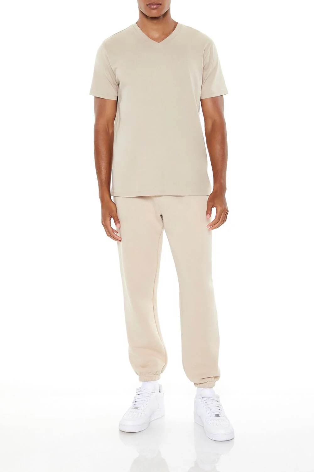 100% Cotton V-Neck Tee - Image 2