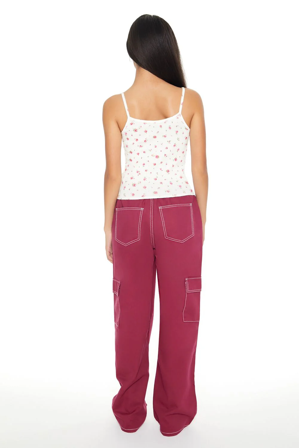 Twill Straight Cargo Pants - Image 3