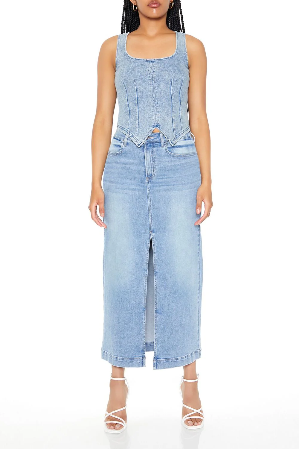 Stretch-Denim Tank Top - Image 4