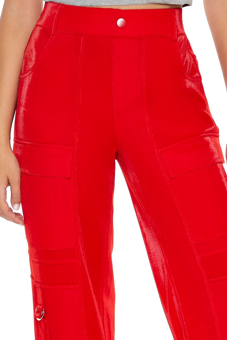 Wide-Leg Utility Cargo Pants - Image 5