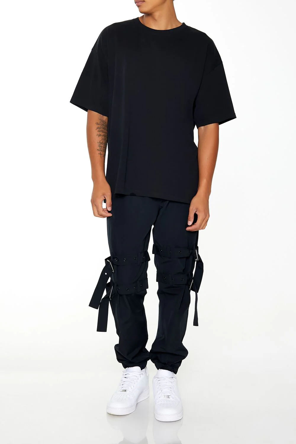 Buckled Drawstring Joggers