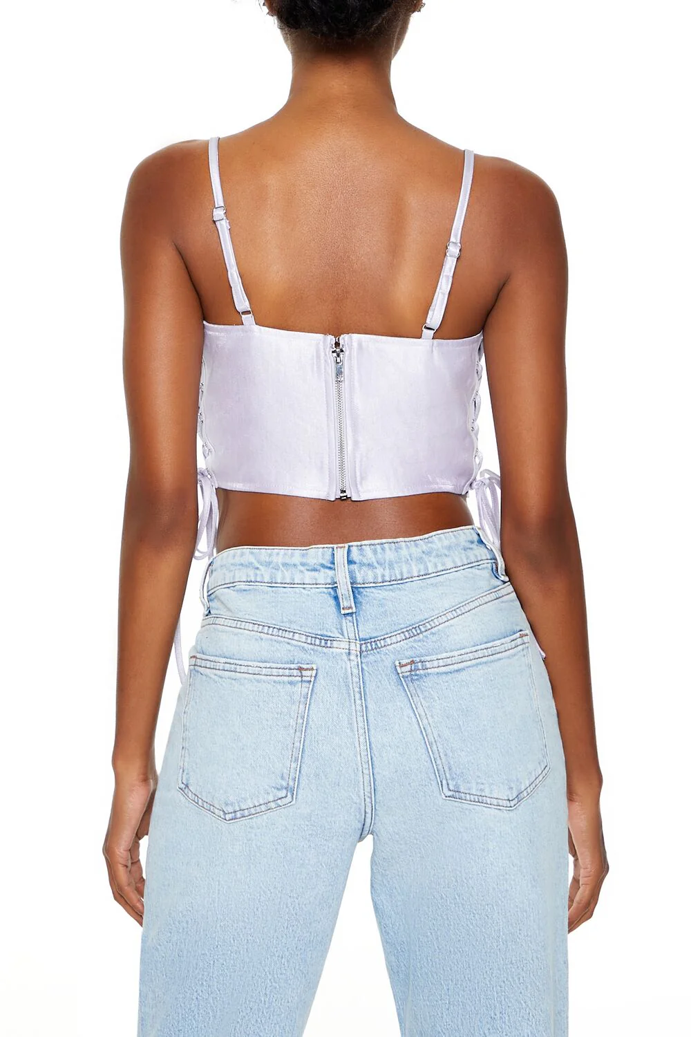Lace-Up Corset Cami - Image 5