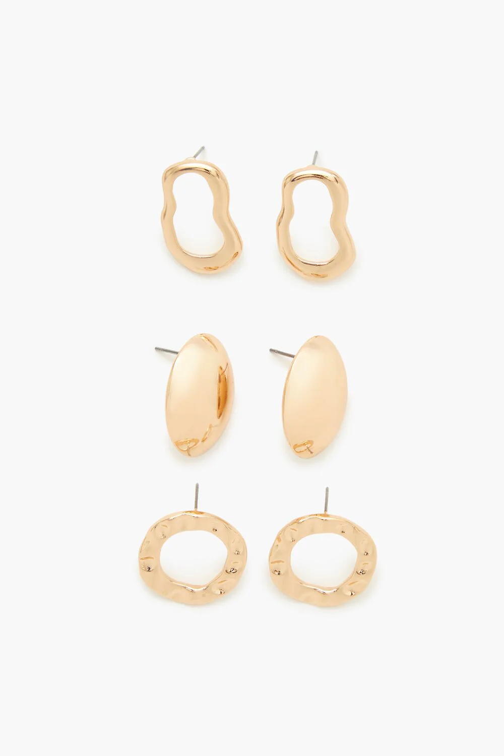 Hoop Drop Earring Set