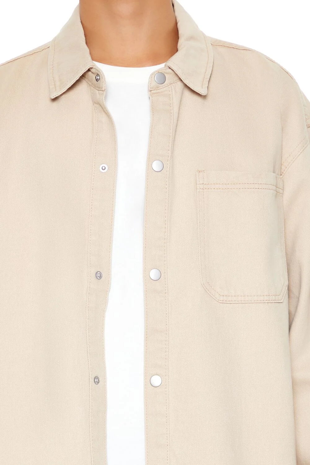 Cotton Curved-Hem Shirt - Image 6