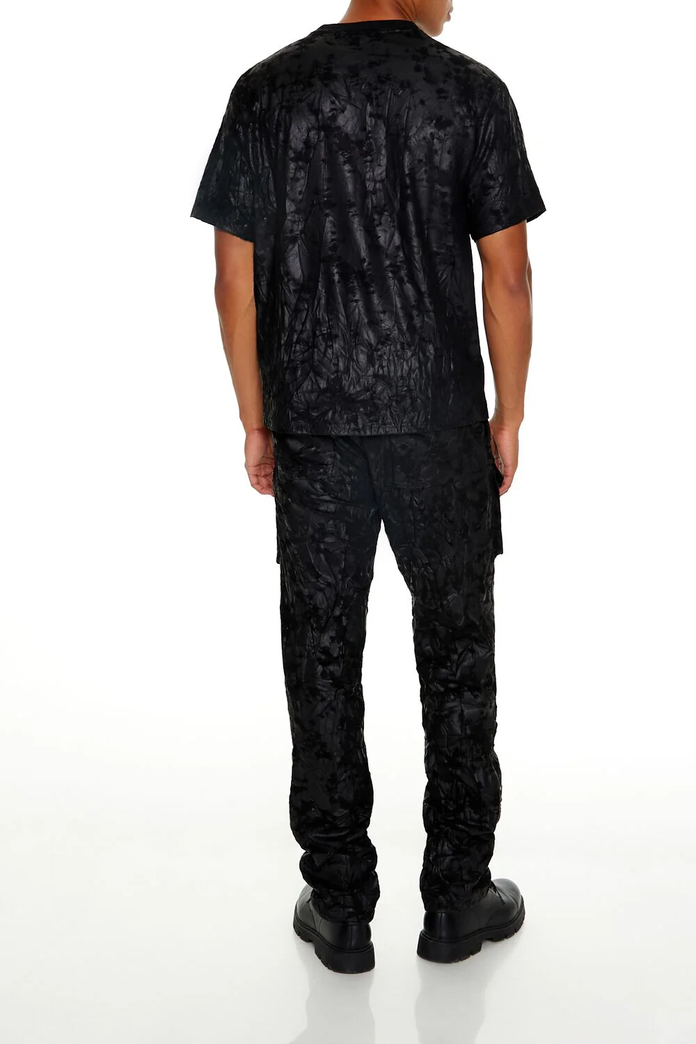 Textured Slim-Fit Mid-Rise Pants - Image 4