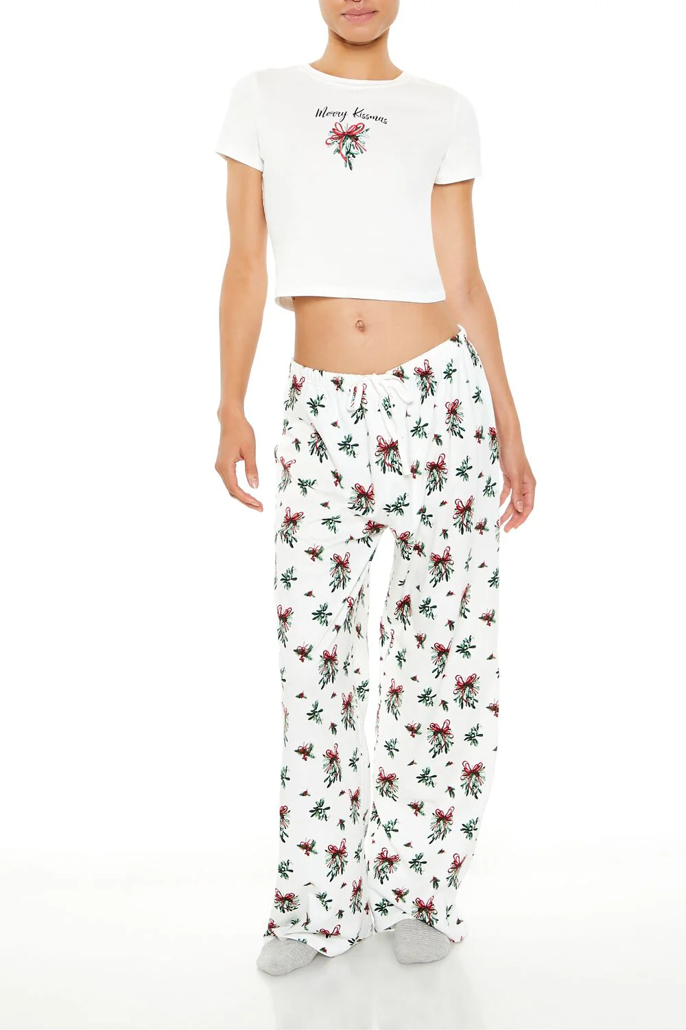 Mistletoe Tee & Pants Pajama Set