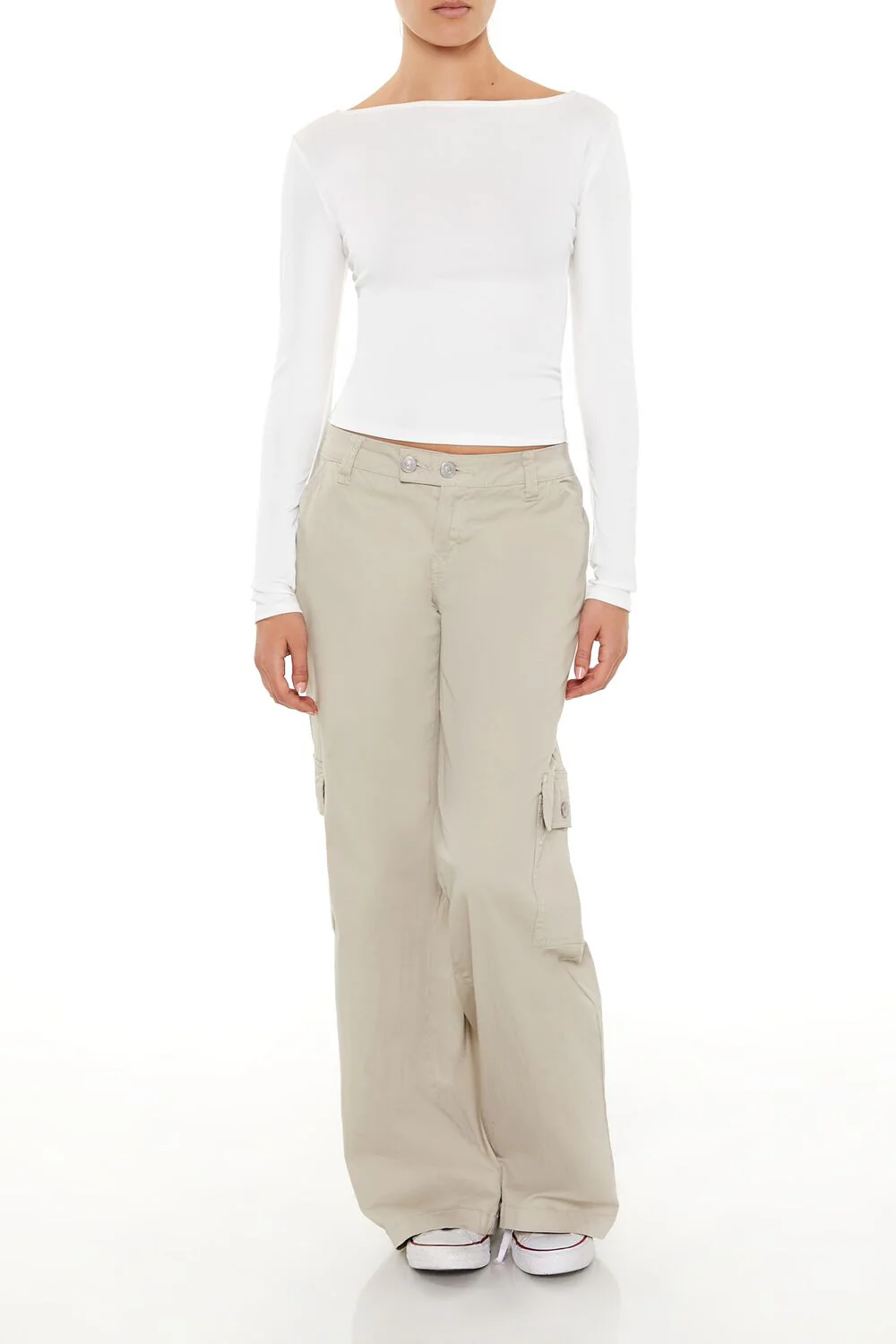 Lace-Up High-Neck Top - Image 7
