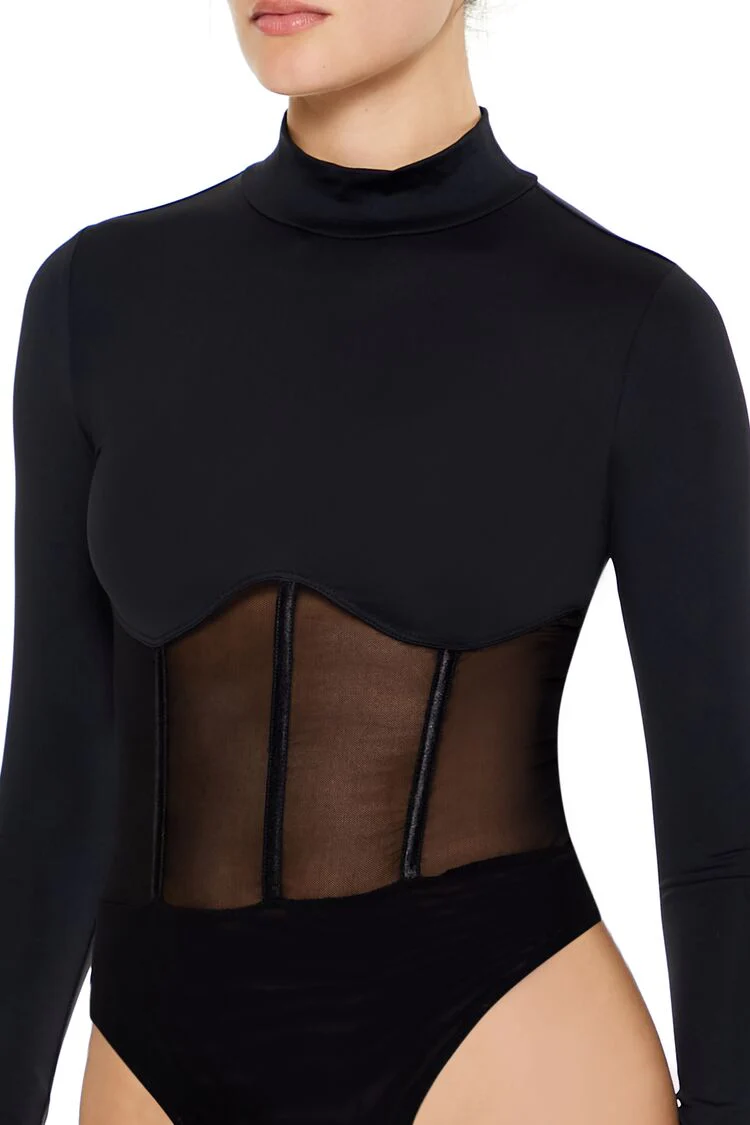 Contour Sculpt Corset Bodysuit - Image 4
