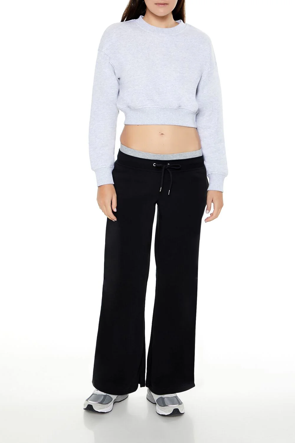 Layered Drawstring Sweatpants