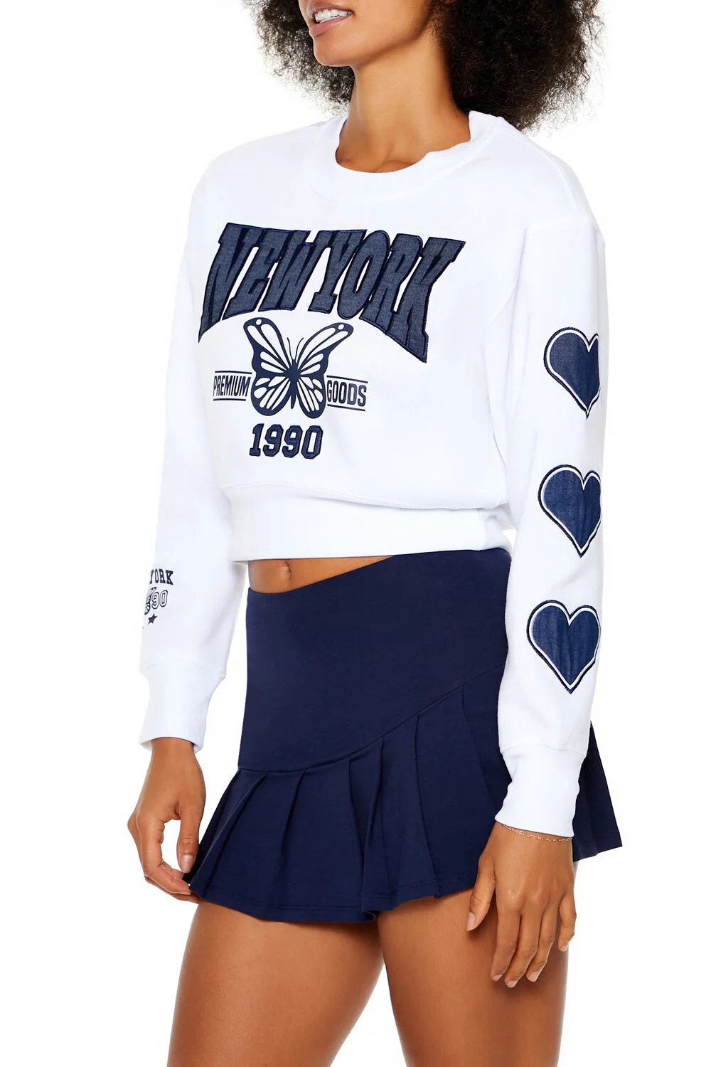 Fleece New York Crop Top - Image 4