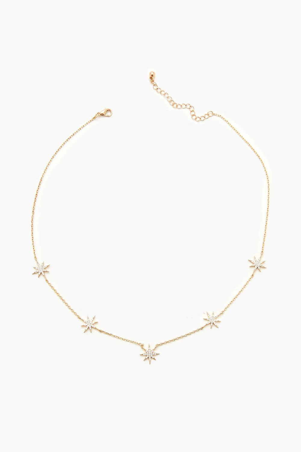 Rhinestone Star Charm Necklace
