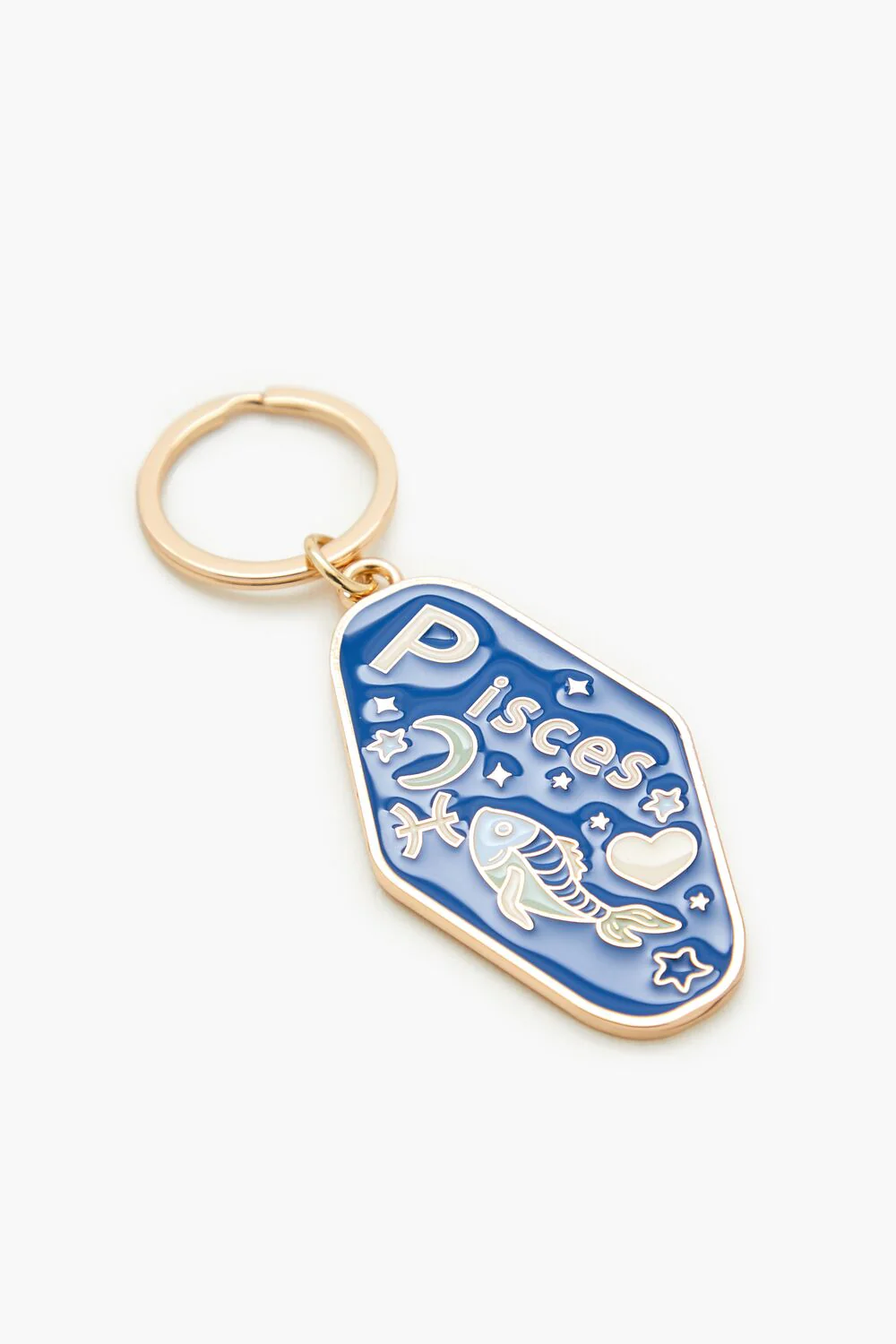 Pisces Enamel Keychain