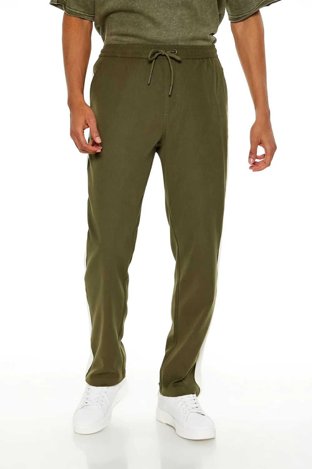Striped Drawstring Pants - Image 2