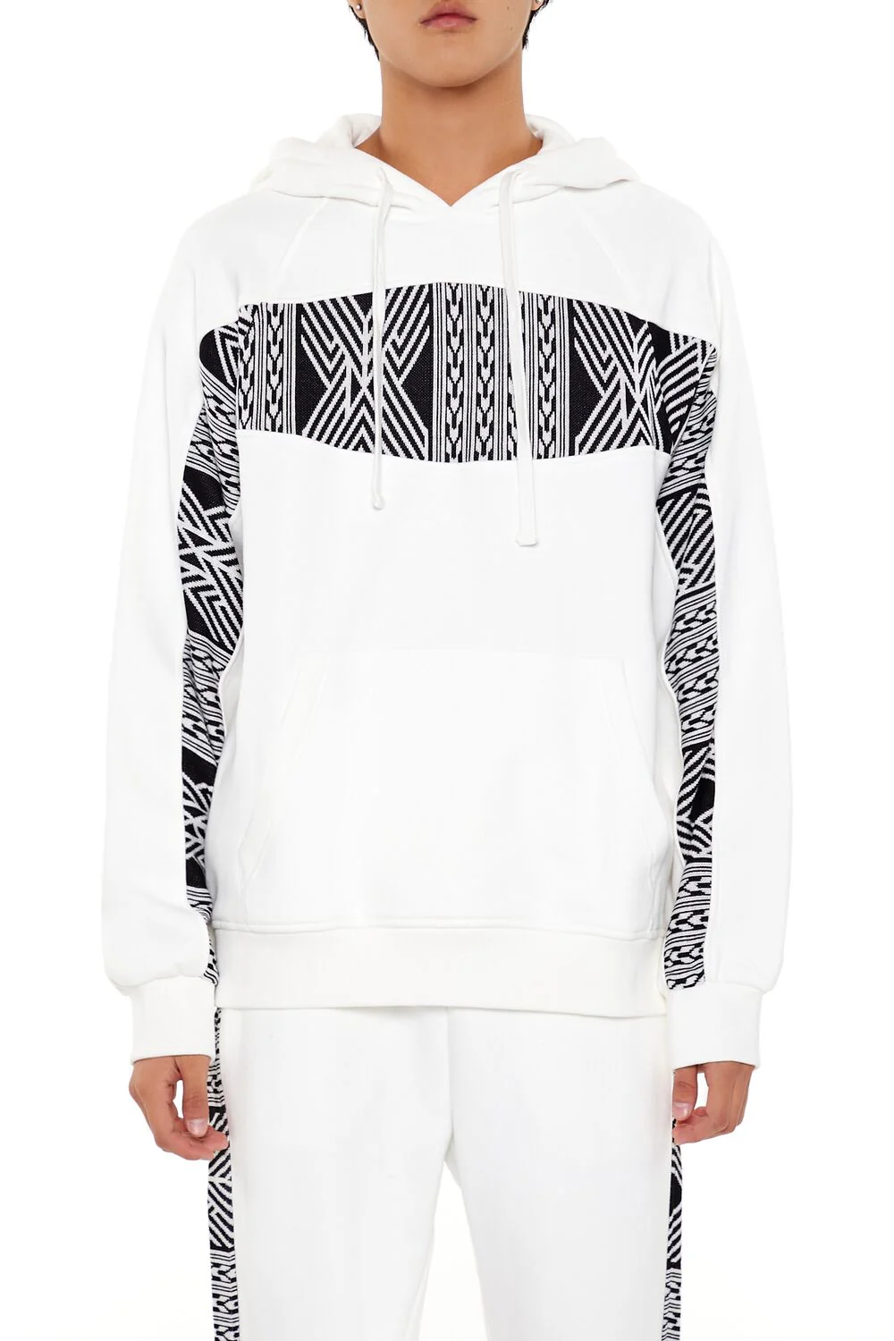 Abstract French Terry Hoodie