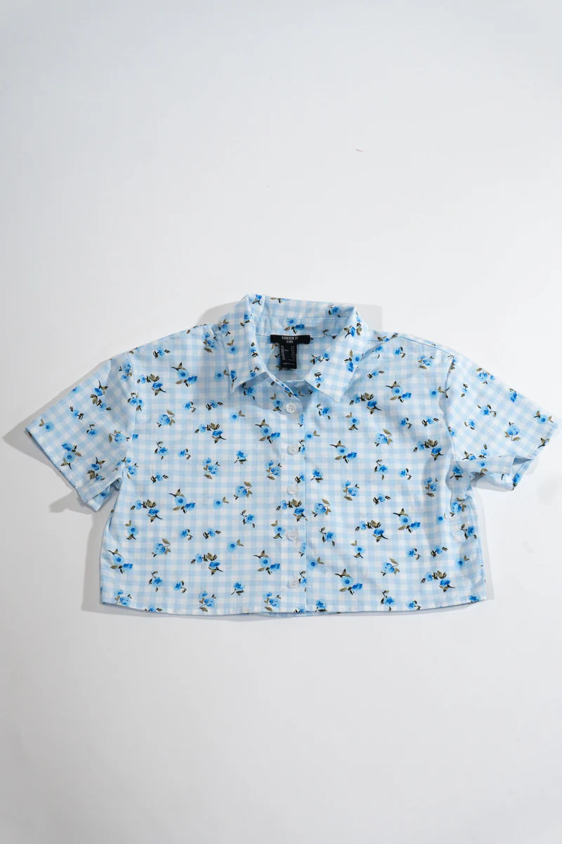 Kids Floral Short-Sleeve Shirt & Shorts Set - Image 2