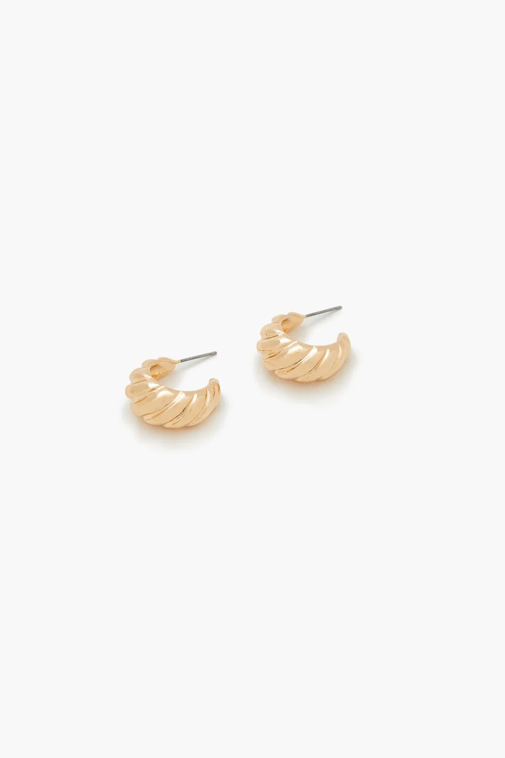 Twisted Hoop Earrings - Image 2