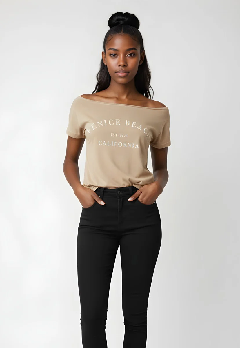 Venice Beach Distressed Graphic Tee - Image 2