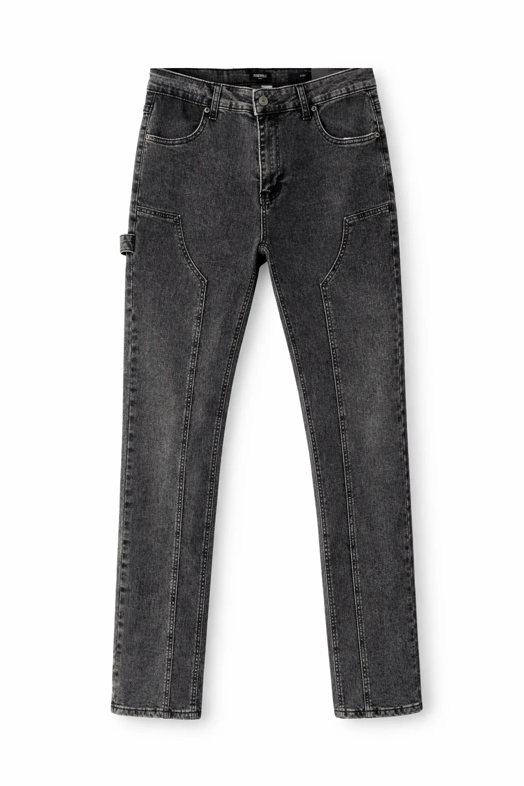 Carpenter Detail Slim Fit Jeans - Image 3