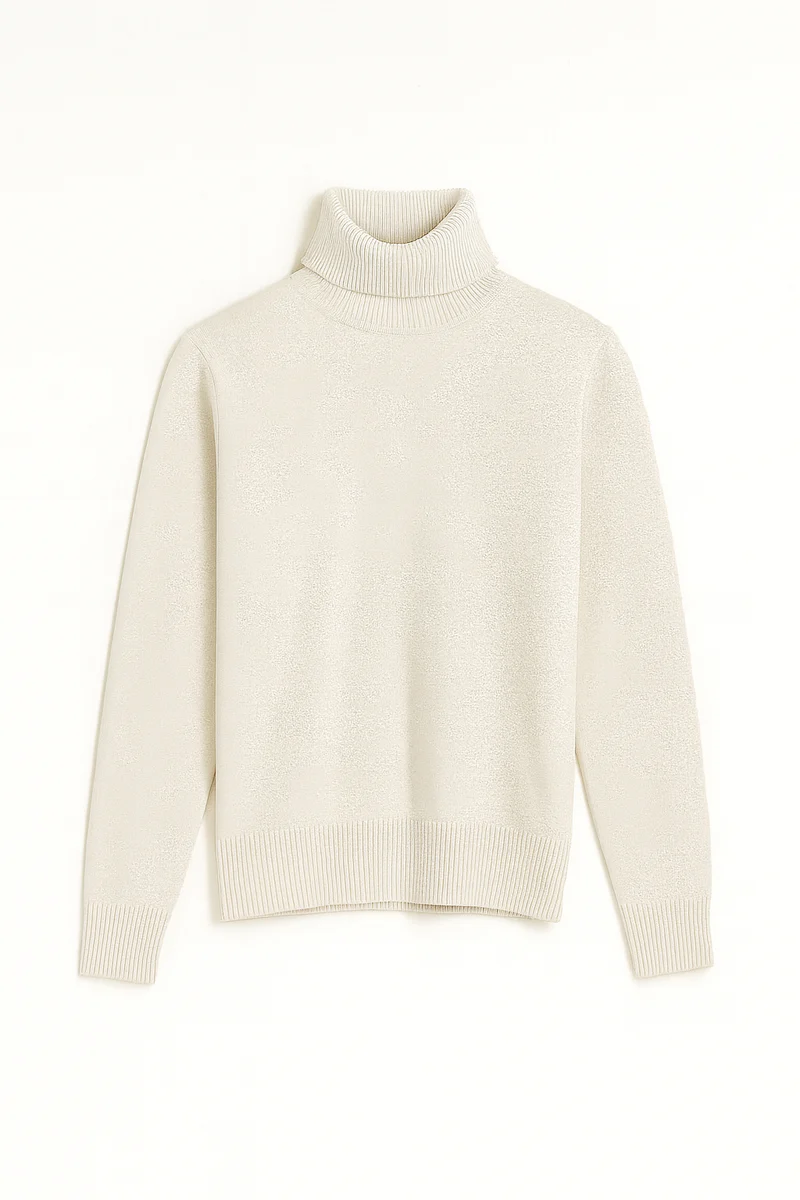 Long-Sleeve Turtleneck Sweater - Image 2