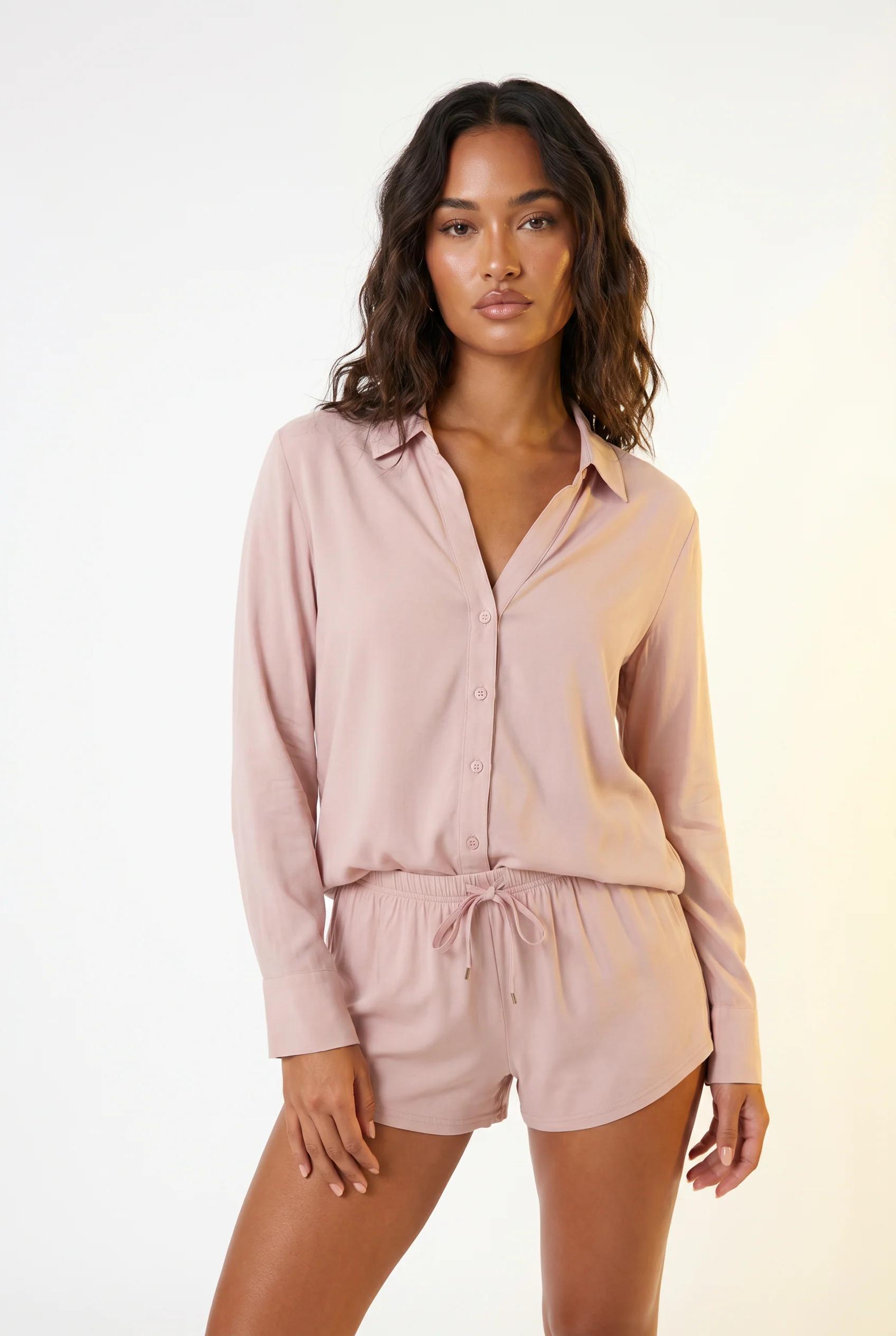 Two-Piece Pajama Short Set