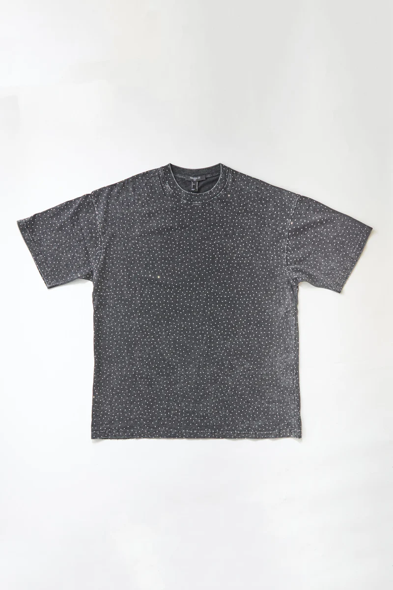 Studded Cotton Crew Tee - Image 2