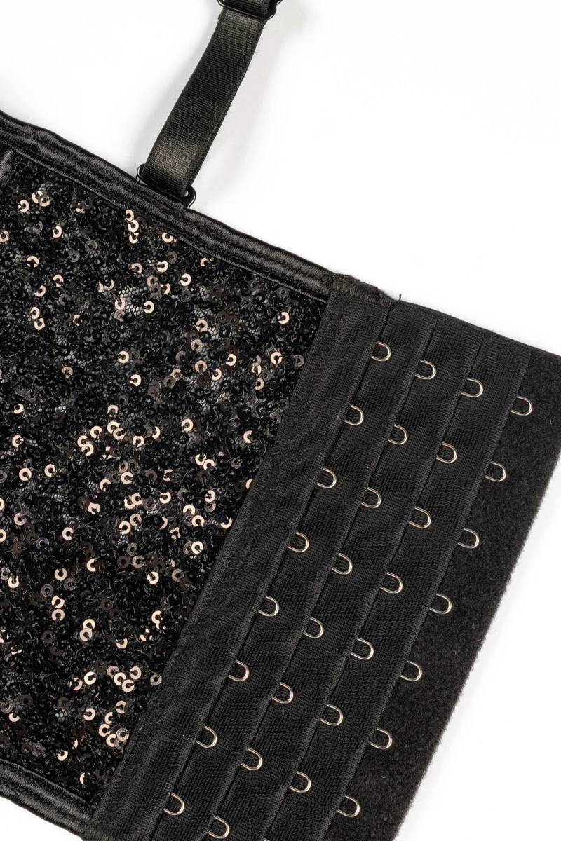 Sequin Bustier Sleeveless Top - Image 4