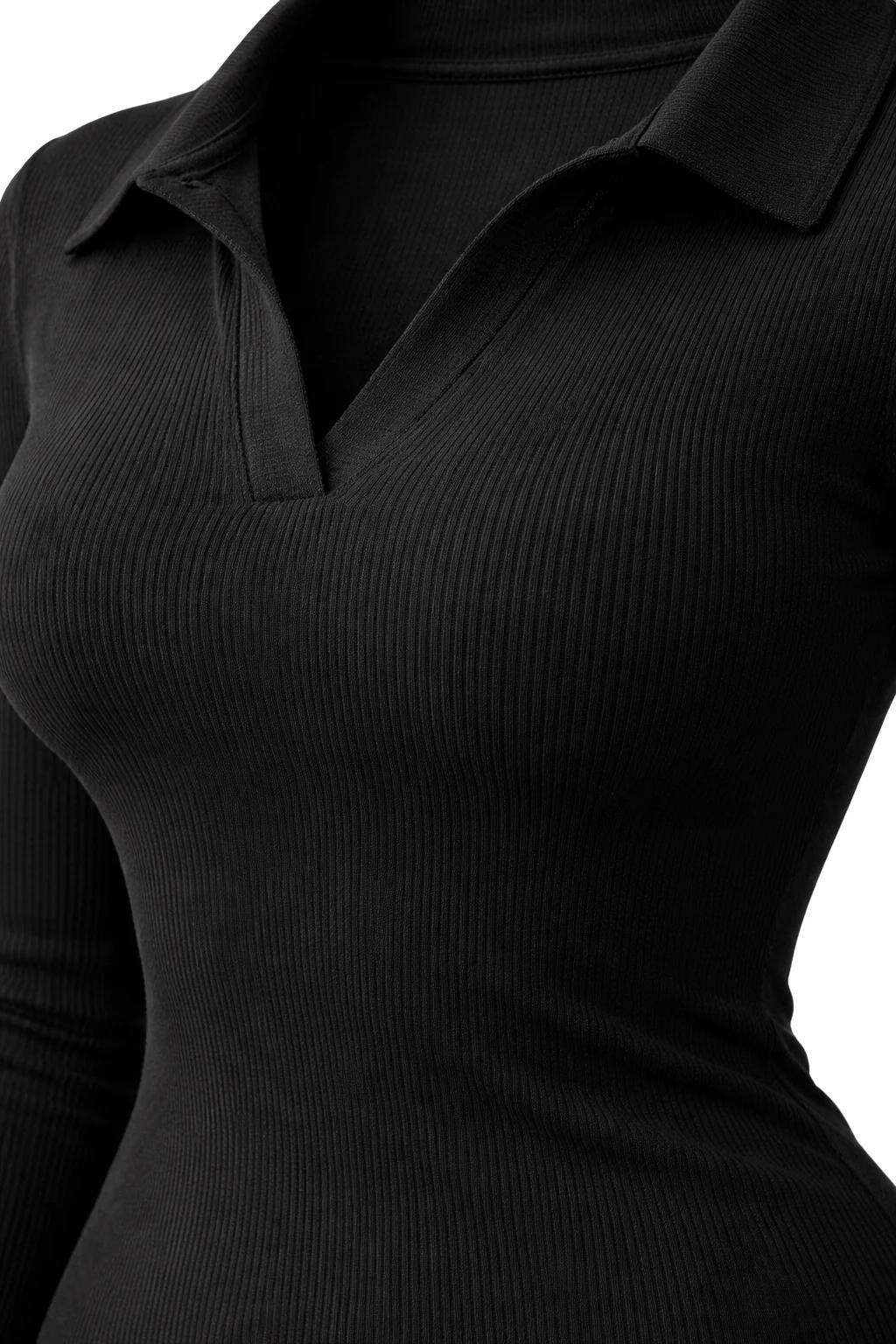 Plus Size Seamless Long Sleeve Shirt - Image 6